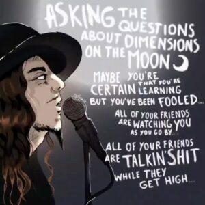 Daron Malakian Instagram - @picturesonmymind36 made an awesome #TalkinShit piece for the #Dictator anniversary. Swipe to see the animation.

#DaronMalakian #ScarsOnBroadway #DMSOB #SystemOfADown #SOAD