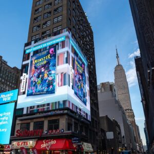 Darren Aronofsky Instagram - incredible to see monster club take over times square. the book is out now. buy for your kids, nephews, nieces, and cousins! link to purchase in bio