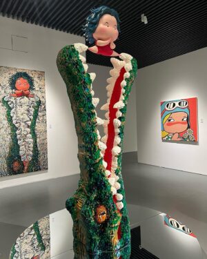 Darren Wang Instagram - Nice Exhibition 👧🏻🐊👀💪🤸🏻‍♀️ #如花在野