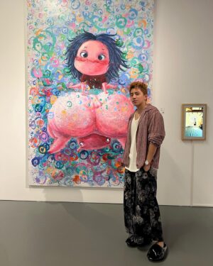 Darren Wang Instagram - Nice Exhibition 👧🏻🐊👀💪🤸🏻‍♀️ #如花在野