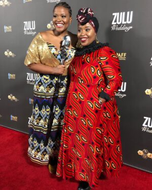 Darrin Henson Instagram - And the award goes to ....#zuluweddingmovie  at @paffnow  What a night 👑 Thank  you to all the beautiful souls who attended the premier  from all over the world 🙏🏾🎥🥂 photocredit @mattjongphoto. #winners #darrinhenson #africa #southafrica  #warrior #love #family #paff