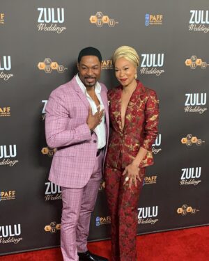 Darrin Henson Instagram - And the award goes to ....#zuluweddingmovie  at @paffnow  What a night 👑 Thank  you to all the beautiful souls who attended the premier  from all over the world 🙏🏾🎥🥂 photocredit @mattjongphoto. #winners #darrinhenson #africa #southafrica  #warrior #love #family #paff