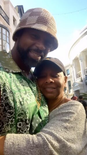 Darrin Henson Instagram - Happy solar return to my GODMOTHER  my mama ON BEHALF OF MY BROTHER Anthony , you know we switch up spoiling YOU . Love you to life .. thank you for all that you contribute to our lives and the lives of many… You are a special one and only… Love you to life and beyond in this dimension and the next.. Happy SOUL-AR RETURN @reverentjunejulietgatlin