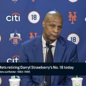 Darryl Strawberry Instagram - This was a great day handling the New York press after many years and making this my last press conference about my baseball career: ⚾️⚾️

“Throughout my career, I’ve had the privilege of handling the relentless New York press with grace and professionalism. It hasn’t always been easy, but I’ve learned to embrace the challenge and use it as motivation to excel on and off the field. This day, as I sit before them for my final press conference, I want to express my gratitude for the support of the fans and the incredible opportunities this city has given me. It’s been an incredible journey, filled with unforgettable memories and cherished friendships. As I close this chapter of my baseball career, I do so with a heart full of gratitude and a sense of accomplishment. Thank you, New York, for shaping me into the player I was and the person that I am today.” Love you guys forever” 🍓💙🧡
