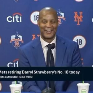 Darryl Strawberry Instagram - This was a great day handling the New York press after many years and making this my last press conference about my baseball career: ⚾️⚾️

“Throughout my career, I’ve had the privilege of handling the relentless New York press with grace and professionalism. It hasn’t always been easy, but I’ve learned to embrace the challenge and use it as motivation to excel on and off the field. This day, as I sit before them for my final press conference, I want to express my gratitude for the support of the fans and the incredible opportunities this city has given me. It’s been an incredible journey, filled with unforgettable memories and cherished friendships. As I close this chapter of my baseball career, I do so with a heart full of gratitude and a sense of accomplishment. Thank you, New York, for shaping me into the player I was and the person that I am today.” Love you guys forever” 🍓💙🧡