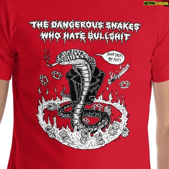 Dave Hill - 565 Likes - It’s Sunday. Tear society a new one by joining my global street gang the Dangerous Snakes Who Hate Bullsh*t at mrdavehill (dot) bigcartel (dot) com today!