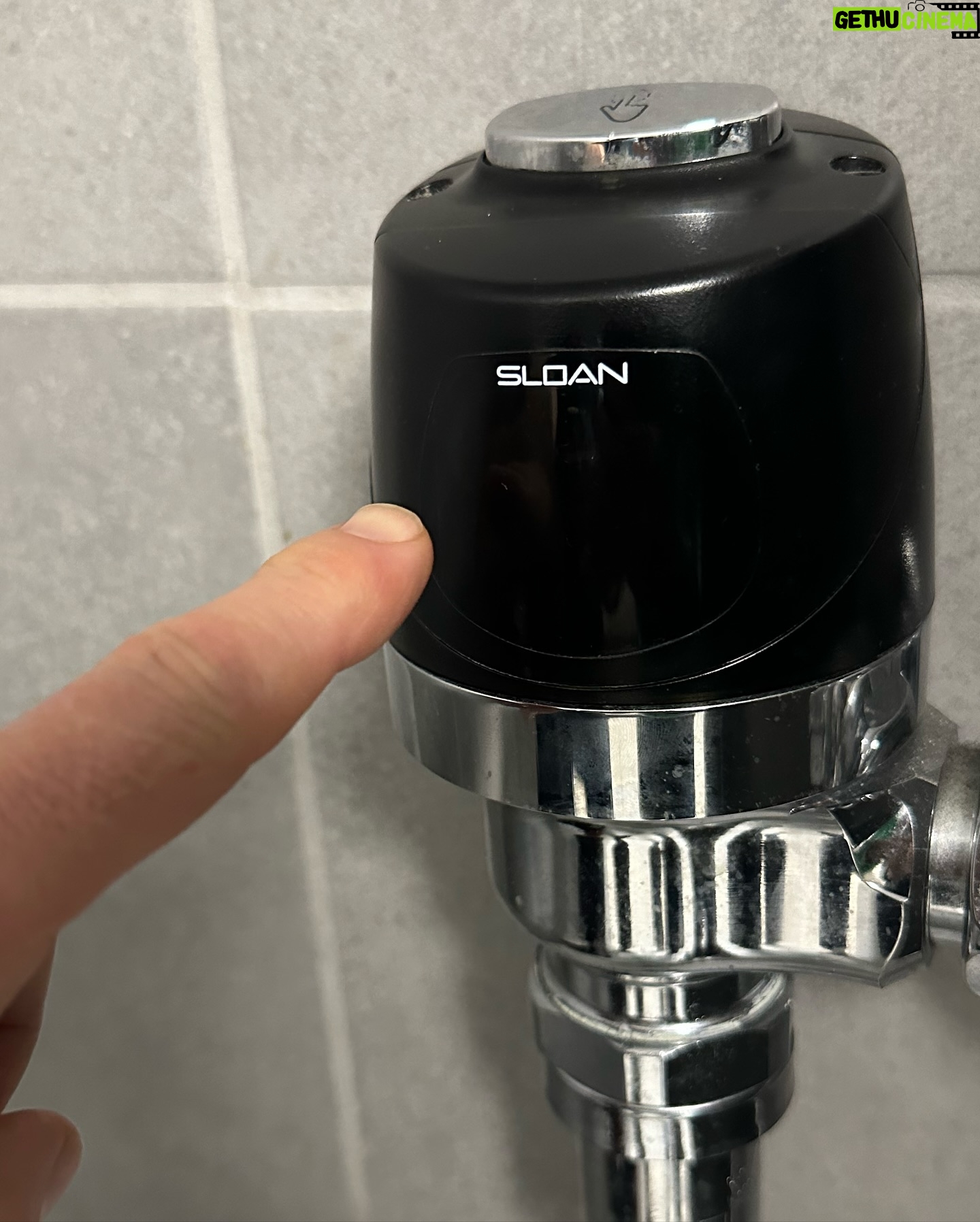 Dave Hill - 1K Likes - I don’t always take photos in truck stop men’s rooms because I’m usually too busy but I couldn’t pass up documenting this humorous moment when @sloandude encountered this curiously named urinal. We are still laughing about it and I probably took this photo 15 minutes ago.
