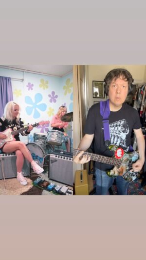 Dave Hill Instagram - Auditioned for @thesurfrajettes today. They said they’d get back to me eventually maybe. Also, I used the @ranchodelalunastudio @grancasinofactory Fred pedal and @animalspedal Double Spy Mission is Impossible Filter on my bass in case you wondering.