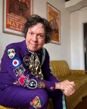 Dave Hill Instagram - About to tear Pittsburgh a new one at @bottlerocketpgh tonight. I also ate a bunch of jerk food before the show so anything could happen! Jumpsuit by @risendivision.