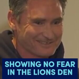 Dave Hughes Instagram - Showing no fear in the lions den.
 
Don’t miss Hughesy live. There’s nothing like it. Tix in bio.