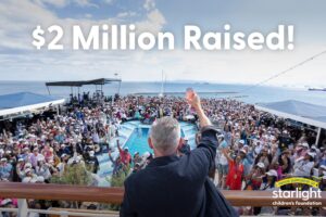 Dave Koz Instagram - This took my breath away!! Just learned from our friends @starlightchildrensfoundation, that thru the amazing generosity and kindness of our cruise guests and fan network, we surpassed the $2Million mark of monies raised, brightening the lives of countless hospitalized kids and their families across the US. I could not be prouder of this milestone and beyond grateful to all the incredible people who helped get us here. And thank you to @justjdlc, all our cruise artists, and the great team at Starlight for ALL your help! With love and immense gratitude, DK.