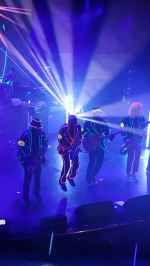 Dave Koz Instagram - The cruise experience gives all of us artists a chance to do things musically we’ve never done before, and will never do again…like this moment, which kicked off “Neon Night” on our Greece cruise in May. SO much fun. If you’ve never been on board with us, hope you’ll join us one day soon! DK.
