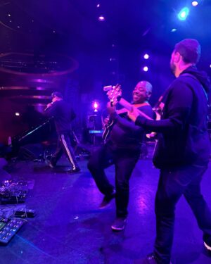 Dave Koz Instagram - Some incredibly fun moments from Day 5 aboard our cruise…all-star At The Movies Night 2 and Hometown Heroes Day. We’re having a blast out here! @davekozcruise
