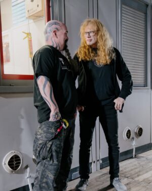 Dave Mustaine Instagram - Catching up with old friends, it was great to see Kerry and his band 
📸 @ryancphoto
