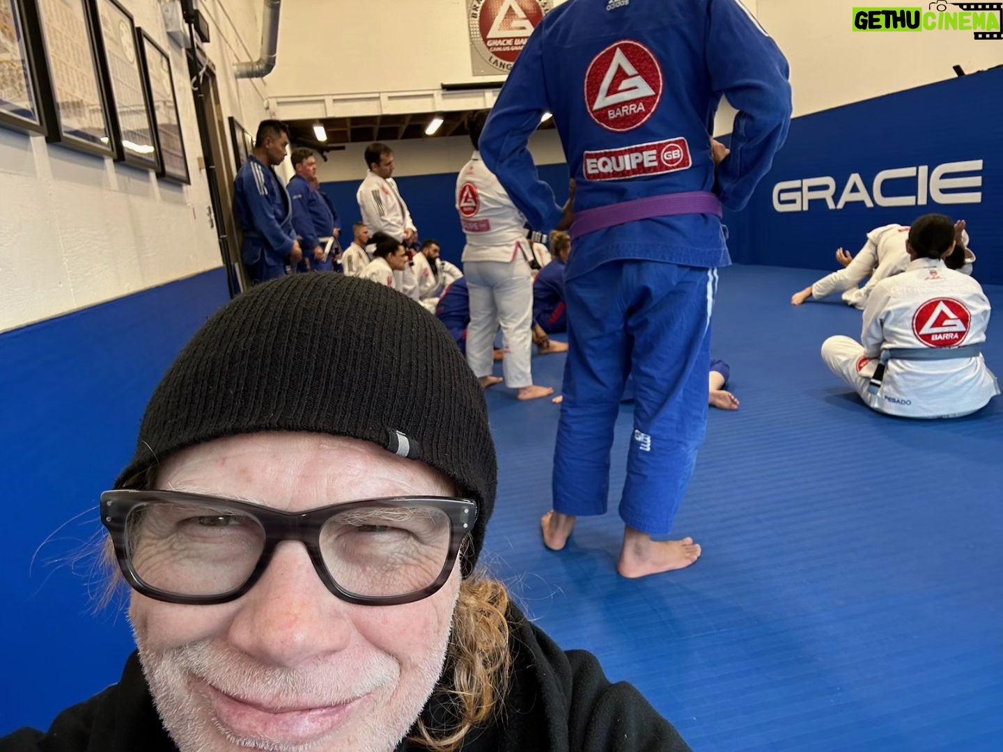 Dave Mustaine - 80.1K Likes - Me and Professor Reggie at Gracie Barra Langley, BC, Canada @ralmeidagb
