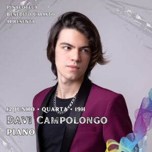 Davi Campolongo Instagram - Próxima data do meu recital 2024✨

📍Santos - 12/06 Quarta-feira às 19h @pinacotecabenedictocalixto 

🎹🤍

#piano #davicampolongo #recital #santos #pinacotecasantos