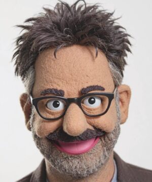 David Baddiel Instagram - Muppet version of me, made by @sonia.beldom