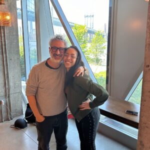 David Baddiel Instagram - With niece @dion.ysvs and brother @danbaddielfoto in NYC