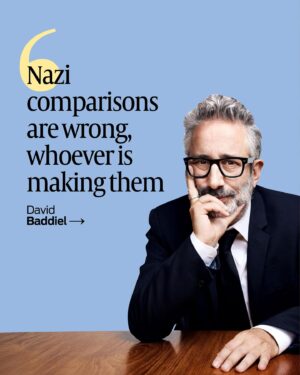 David Baddiel Instagram - @therealbaddiel takes to his column this week, to remind people that whilst the spike in antisemitism is “extreme” and “bad”, “we do ourselves no favours by reaching for the Third Reich analogy”.

🔗 Check out the full article at our link in bio, and tell us your thoughts in the comments below 👇🏻 

#davidbaddiel
#antisemitism
#jewishchronicle