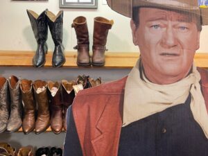 David Byrne Instagram - the duke is boot shopping
