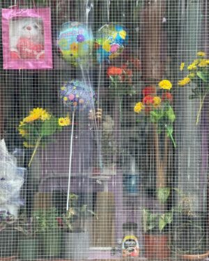 David Byrne Instagram - flowers and Nescafé