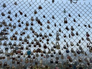 David Byrne Instagram - locks swarm LA