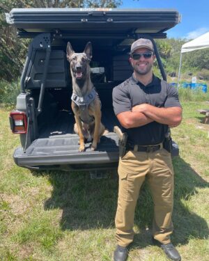 David Castro Instagram - Amazing day training at @realworld_tactical exclusive range under the one and only instructor Tony Sentmanat.  Made a fur missile friend Axe thanks to my training partner @kelseydesantis Training for upcoming action project!  More posts to come!!! 
•
•
• 
#training #k9 #realworld #tactical #outdoors #gear
