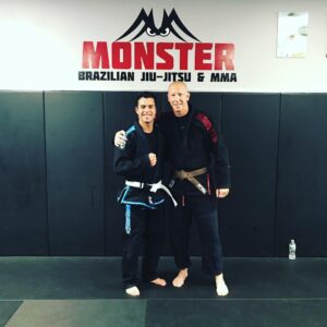 David Castro Instagram - So happy to be part of the @monsterbjjmma family! Thank you @aj2330 for showing me the ropes, and thank you Sean Murphy and Dereck Mangi for giving me an amazing academy to train in.  Let the journey begin!