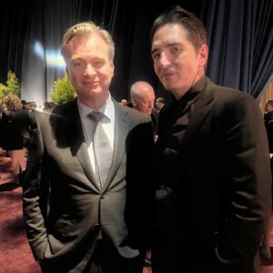 David Dastmalchian Instagram - So grateful to this man for getting me onto my first film set, changing my life & elevating cinema in historic ways. Thanks @mptf for a wonderful night, to all the friends we got to see, to @brooksbrothers for my suit and to @evelynleigh for always up’ing my cool factor.