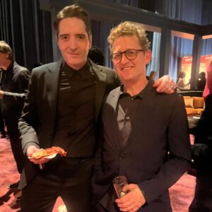 David Dastmalchian Instagram - So grateful to this man for getting me onto my first film set, changing my life & elevating cinema in historic ways. Thanks @mptf for a wonderful night, to all the friends we got to see, to @brooksbrothers for my suit and to @evelynleigh for always up’ing my cool factor.