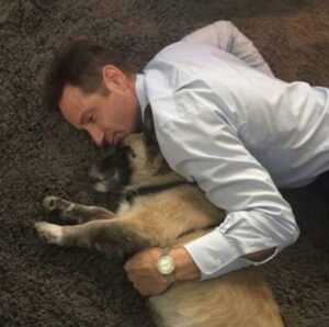David Duchovny Instagram - I put down my dog this morning 
And cried some 
mourning 
the loss of his mute expressive soul
That afternoon, at work, a blue sky punctuated only by small loitering clouds 
The world moves on in its blithe way 
and doesn’t care 
About a little dog—-
It’s already as if he never existed 
But he did 
He sure did