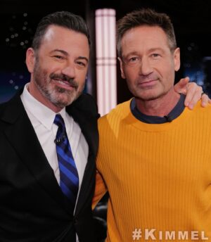 David Duchovny Instagram - @JimmyKimmel, look forward to seeing you in Kepler!

Thanks for having me @JimmyKimmelLive