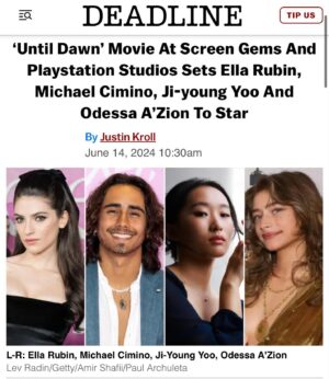 David F. Sandberg Instagram - Very excited that some of our awesome cast have now been announced! #UntilDawn 💀