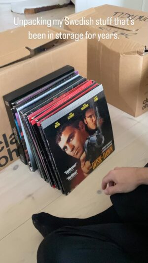 David F. Sandberg Instagram - Found my old laserdiscs ❤️📀