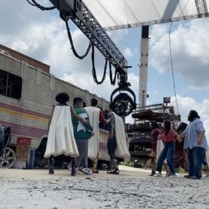 David F. Sandberg Instagram - Some behind the scenes of #ShazamFuryOfTheGods The last video of @lottalosten getting 3D scanned has lots of flashing lights.
