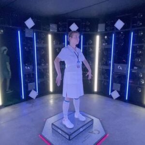 David F. Sandberg Instagram - Some behind the scenes of #ShazamFuryOfTheGods The last video of @lottalosten getting 3D scanned has lots of flashing lights.