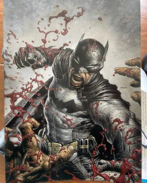 David Finch Instagram - Batman cover for gargoyle of Gotham. I had such a great time working from Raphael Grampa’s awesome design!  He’s one of my favorite artists so I was thrilled to get the chance to do this one.  #davidfinch