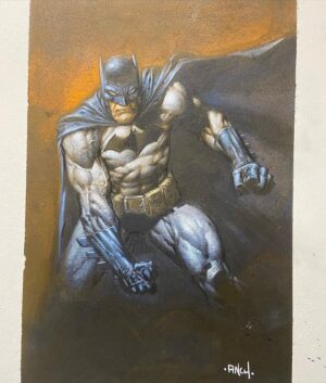David Finch Instagram - I finally painted with @erickgroveart last night. It’s been too long!  This one’s acrylic.  #davidfinch