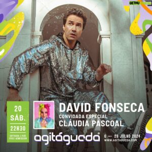 David Fonseca Instagram - Estou sim, Águeda? Estou a caminho e levo reforços! A @claudiapascoal junta-se a nós nesta festa magnífica, vemo-nos por lá!