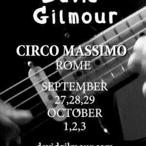 David Gilmour Instagram - ROME SHOWS ANNOUNCED
Circo Massimo
27, 28, 29 September
1, 2, 3 October 

First access to tickets for Italian residents pre-ordering Luck and Strange from the official David Gilmour Italian Album Store at the link in bio (including those who have already done so)

General sale, Friday 17 May