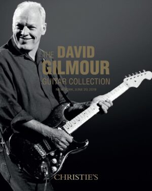 David Gilmour Instagram - The catalogue for David's charity guitar auction in June is available to pre-order from @christiesinc. The catalogue will feature a photo of each of the 120  guitars, alongside a description of each guitar's history. Pre-order via link in bio now. #GilmourGuitars