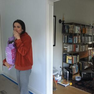 David Giuntoli Instagram - My Valentine the day we moved in to our new home. She was foreman, fuelled by a 3 gallon bag of whatever this is. I fell even more in ❤️.