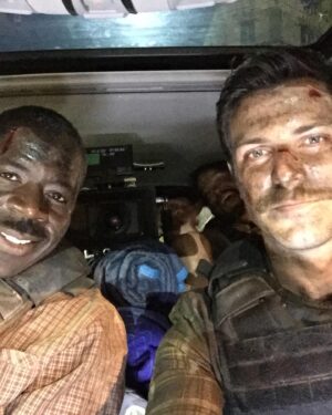 David Giuntoli Instagram - It’s no secret that I love a good mustache. I have received a few requests to partake in MoVember. Wish I could, but for continuity on A Million Little Things. 

Here are some cherished MovEmories from my very first lip tinsel on Michael Bay’s #13Hours.