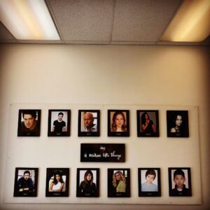 David Giuntoli Instagram - Here we go. I’ve wallpapered my apartment with the headshots of my lovely colleagues.

#amillionlittlethings 
@millionlittlethingsabc