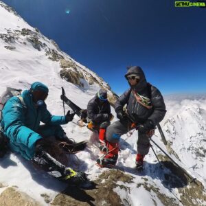 David Göttler Instagram - Day 4: this was the planned summit day, from our camp at 7400m on the Rupal face, crossing over to the Diamir side, along and up to the summit and back. Again it sounds not so bad in words, but in reality this route is incredibly long, complex and challenging. Everything feels much, much bigger on this mountain despite that it’s not one of the highest 8000m peaks. 
Further along the ridge from our camp but at an altitude of about 7400m @tiphaineduperier , #Boris and I crossed over onto the Diamir side of the mountain which is west facing. From this point all you see is the never ending traverse ahead of you, undulating up and down across the upper slopes of the Diamir face. We kept moving for several hours breaking through the snow up to the knee with each step. At about 7550m we decided that with these slow, exhausting conditions it was clear that we didn’t really have a chance. The summit was still hours away, and the way back would be just as relentless and long, with the same small uphills to overcome but in a much more exhausted state. We turned around and even from where we were, it was a long way back to our tents at 7400m on the other side. Judging by how exhausted we were when we got back to camp, it was clear that we made the right decision and I’m incredibly proud of how far we got, how hard we tried and the decisions we made. Far from being disappointed, this experience has galvanised my desire to climb Nanga Parbat in this style. Hopefully one day it’ll work out.
.
#neverstopexploring 
@thenorthfacede 
@julbo_eyewear 
@leki.ski.outdoor