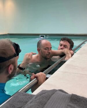 David Holmes Instagram - Breath hold training: There is a good chance that independent breathing might be inhibited in my future. Instead of accepting this reality, I’m not going down without a fight. For the last few years I have been pushing for a max breath hold with a self-taught technique. Now after some training with Ian at Free Dive UK, I am aiming to build on his teachings and hopefully push for my Mount Everest which is five minutes.