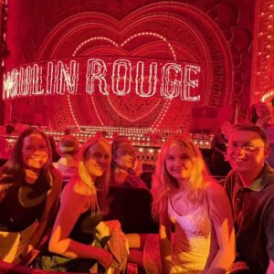 David Howard Thornton Instagram - Currently enjoying Moulin Rouge on Broadway with @ameliemclain, @lisastwobytwo and company! It's nice seeing some great live theater again! #moulinrougebroadway