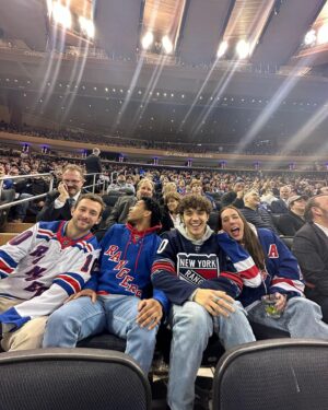 David Iacono Instagram - thanks @nyrangers @thegarden 💙