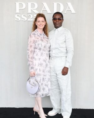 David Oyelowo Instagram - @prada #ss25 was a dream. Milan we love you. ❤️ 💄@berniciaboateng 👔 @styleitholmes