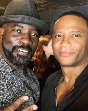 David Ramsey Instagram - DC Marvel Mash-Up! @realmikecolter